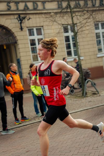 Matthias Apel (LG Osnabrück) am 08.03.2026 bei den Deutschen Meisterschaften 10 km Straße in Uelzen