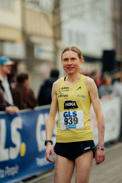 Elena Burkard (LG farbtex Nordschwarzwald) am 08.03.2026 bei den Deutschen Meisterschaften 10 km Straße in Uelzen