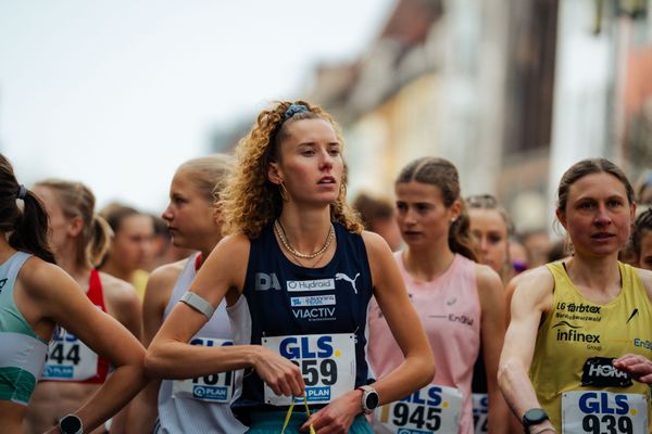 Esther Pfeiffer (Düsseldorf Athletics) am 08.03.2026 bei den Deutschen Meisterschaften 10 km Straße in Uelzen