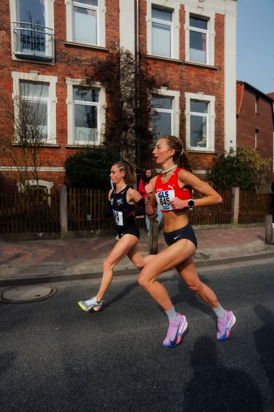 Frieda Breitkopf (LG Brillux Münster) am 08.03.2026 bei den Deutschen Meisterschaften 10 km Straße in Uelzen