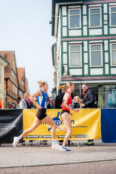 Antonia Schiel (LAV Stadtwerke Tübingen) am 08.03.2026 bei den Deutschen Meisterschaften 10 km Straße in Uelzen