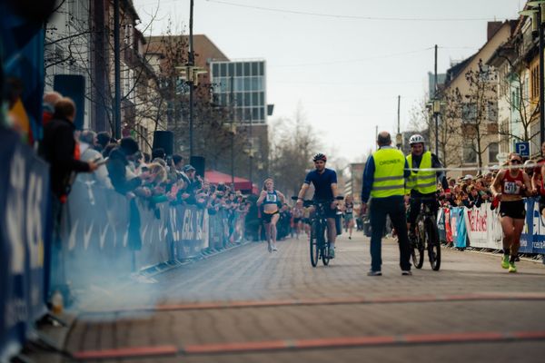 Eva Dieterich (LAV Stadtwerke Tübingen) am 08.03.2026 bei den Deutschen Meisterschaften 10 km Straße in Uelzen
