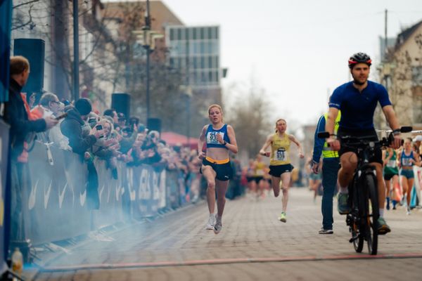 Eva Dieterich (LAV Stadtwerke Tübingen) am 08.03.2026 bei den Deutschen Meisterschaften 10 km Straße in Uelzen
