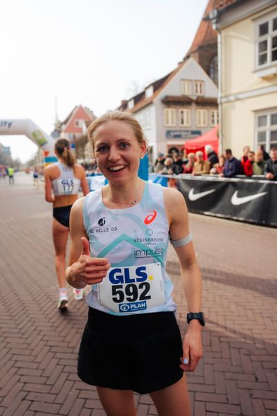 Ann-Christin Opitz (SC Melle 03) am 08.03.2026 bei den Deutschen Meisterschaften 10 km Straße in Uelzen