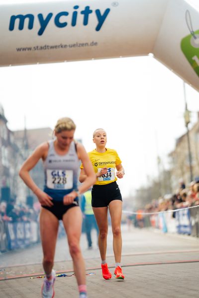 Carolin Hinrichs (VfL Löningen) am 08.03.2026 bei den Deutschen Meisterschaften 10 km Straße in Uelzen