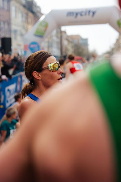 Sabrina Mockenhaupt-Gregor (Tomerdinger LV) am 08.03.2026 bei den Deutschen Meisterschaften 10 km Straße in Uelzen