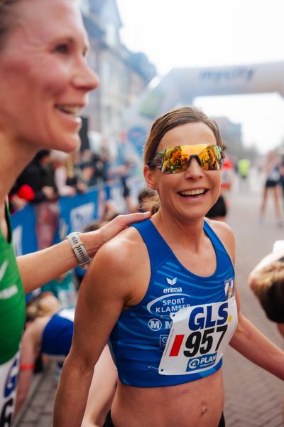 Sabrina Mockenhaupt-Gregor (Tomerdinger LV) am 08.03.2026 bei den Deutschen Meisterschaften 10 km Straße in Uelzen