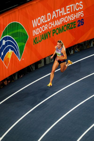Keely Hodgkinson (Great Britain & N.I.) on 20.03.2026 at the World Athletics Indoor Championships 2026 in Torun