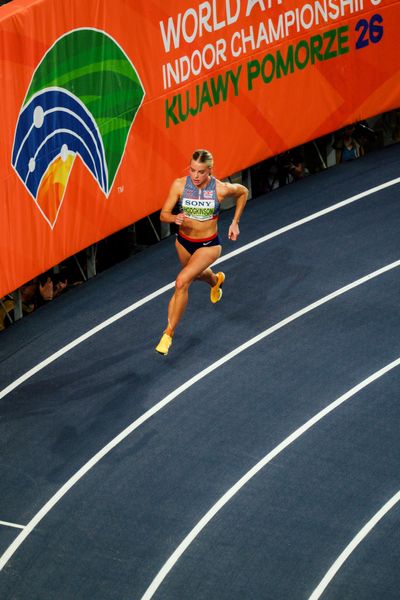 Keely Hodgkinson (Great Britain & N.I.) on 20.03.2026 at the World Athletics Indoor Championships 2026 in Torun