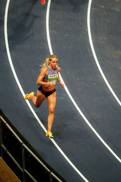 Keely Hodgkinson (Great Britain & N.I.) on 20.03.2026 at the World Athletics Indoor Championships 2026 in Torun