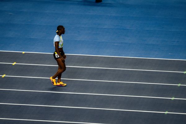 Julien Alfred (Saint Lucia) on 21.03.2026 at the World Athletics Indoor Championships 2026 in Torun