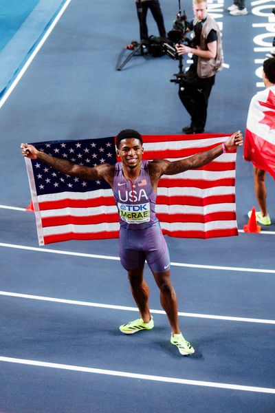 Khaleb McRae (United States) on 21.03.2026 at the World Athletics Indoor Championships 2026 in Torun
