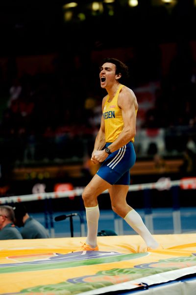 Armand Duplantis (Sweden) on 21.03.2026 at the World Athletics Indoor Championships 2026 in Torun