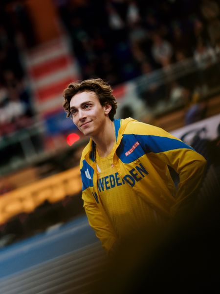Armand Duplantis (Sweden) on 21.03.2026 at the World Athletics Indoor Championships 2026 in Torun