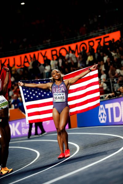 Jacious Sears (United States) on 21.03.2026 at the World Athletics Indoor Championships 2026 in Torun