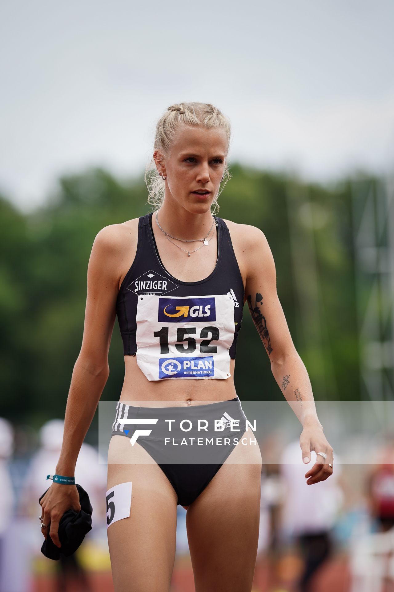 Majtie Kolberg (LG Kreis Ahrweiler) am 27.06.2021 waehrend den deutschen U23 Leichtathletik-Meisterschaften 2021 im Stadion Oberwerth in Koblenz