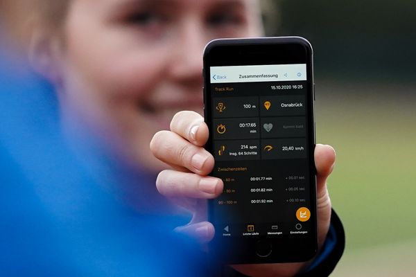 Smartrack-App im Portrait am 15.10.2020 im Sportpark Gretesch